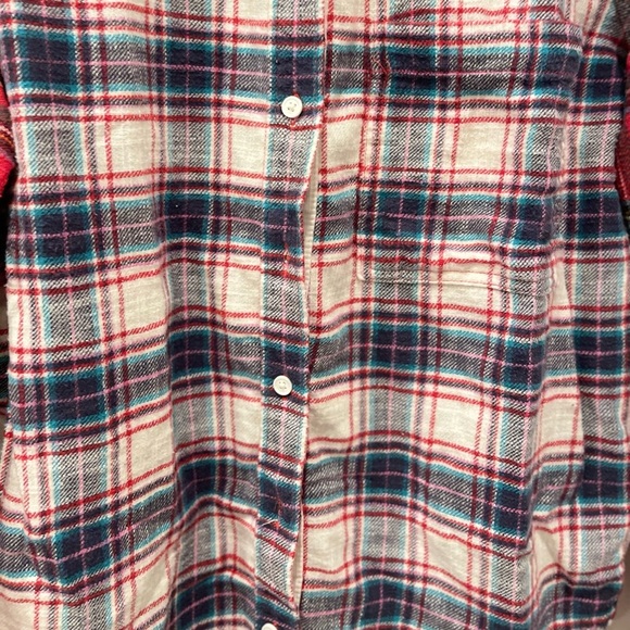 American Eagle Plaid Two Tones Flannel Button Down.Size S - Picture 8 of 12